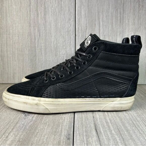 Vans Sk8-Hi 46 DX MTE Tact Black UltraCush Sneaker Boot Lace Up Shoe Mens Size 9 - Picture 3 of 10